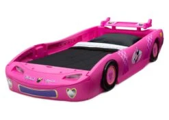 Delta Children Minnie Mouse Car Twin Bed 9 Delta Children Minnie Mouse Car Twin Bed -Delta Children BB86912MN minnie blow molded twin bed left high res