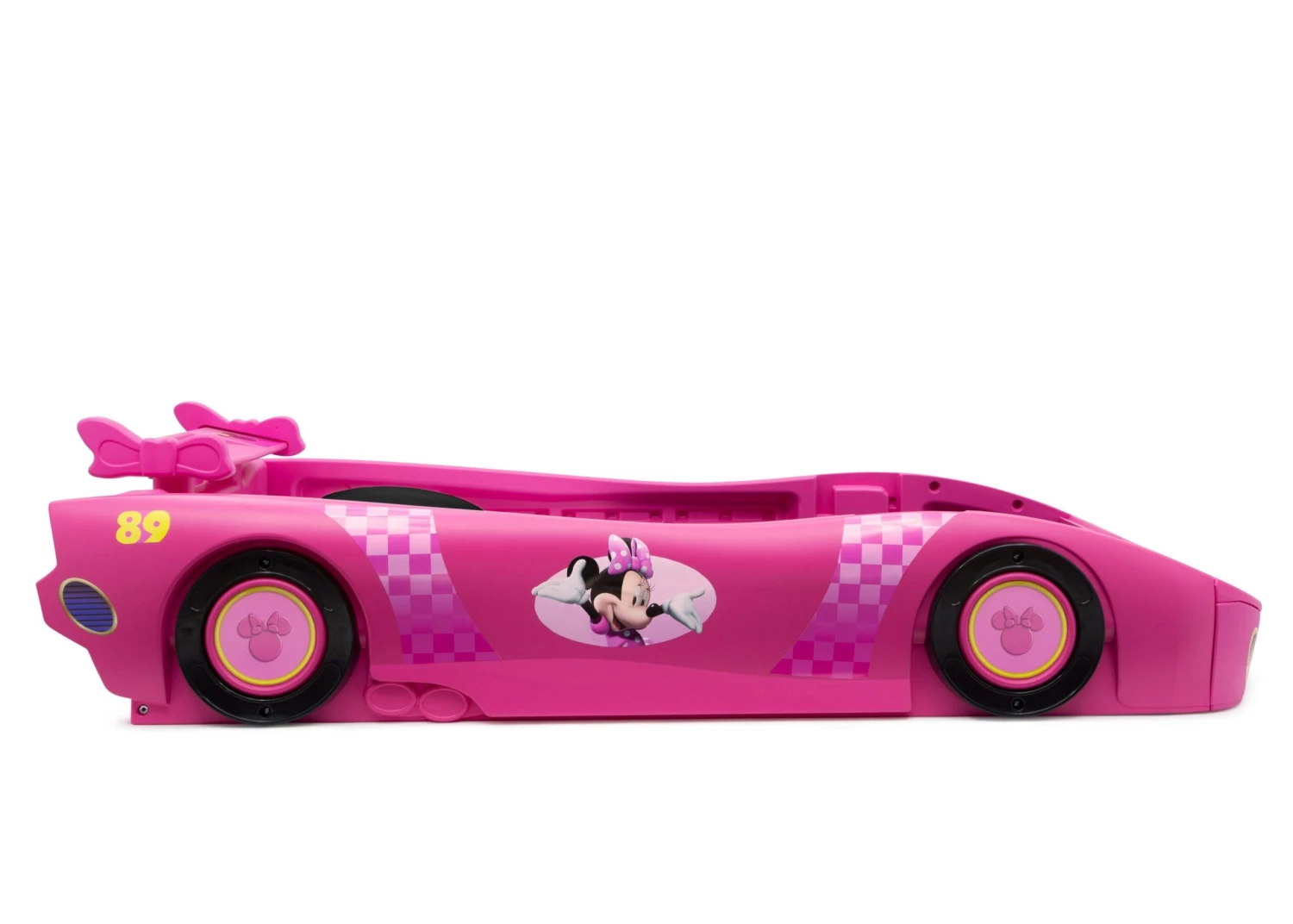 Delta Children Minnie Mouse Car Twin Bed 6 Delta Children Minnie Mouse Car Twin Bed - Image 4