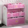 Delta Children Princess Crown Multi-Bin Toy Organizer 2 Delta Children Princess Crown Multi-Bin Toy Organizer -Delta Children TB83455GN crown multibin room