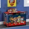 Delta Children PAW Patrol Deluxe Toy Box 1 Delta Children PAW Patrol Deluxe Toy Box -Delta Children TB87207PW paw patrol wooden toy box hangtag