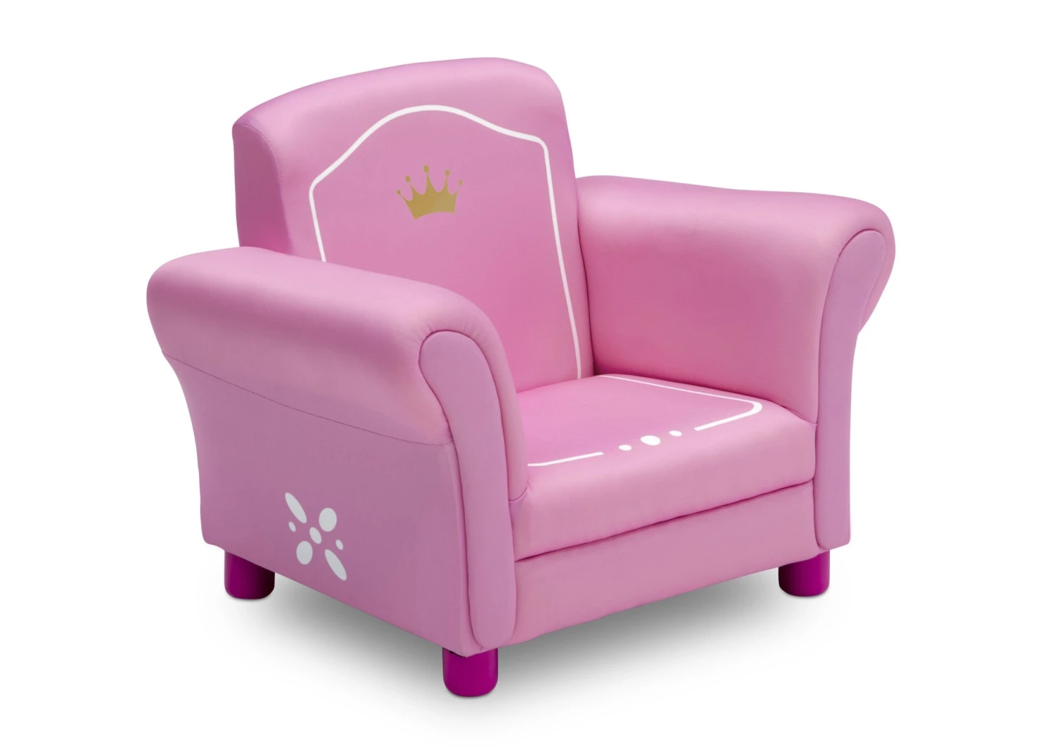 Delta Children Princess Crown Kids Upholstered Chair