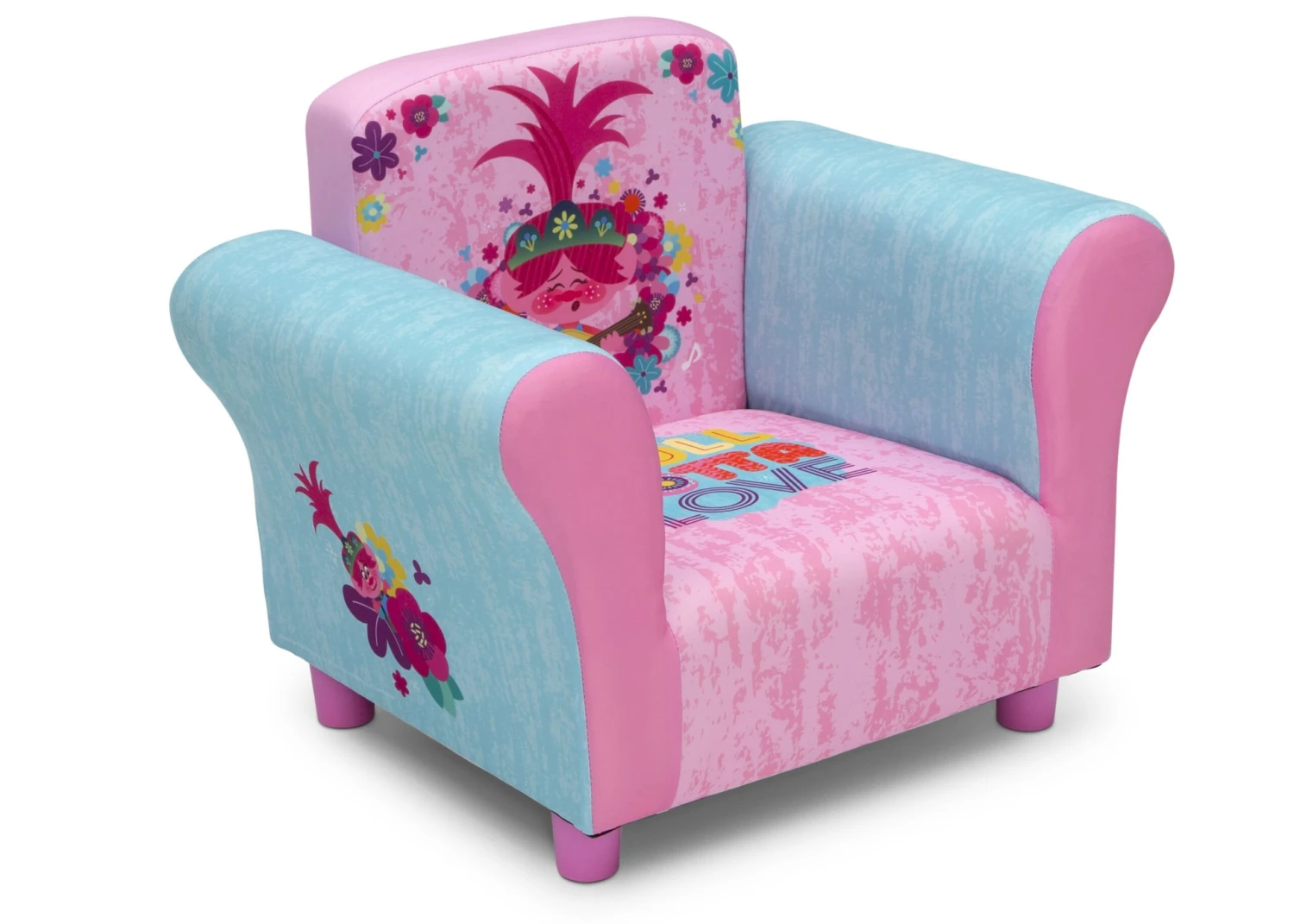 Delta Children Trolls World Tour Upholstered Chair 6 Delta Children Trolls World Tour Upholstered Chair - Image 4
