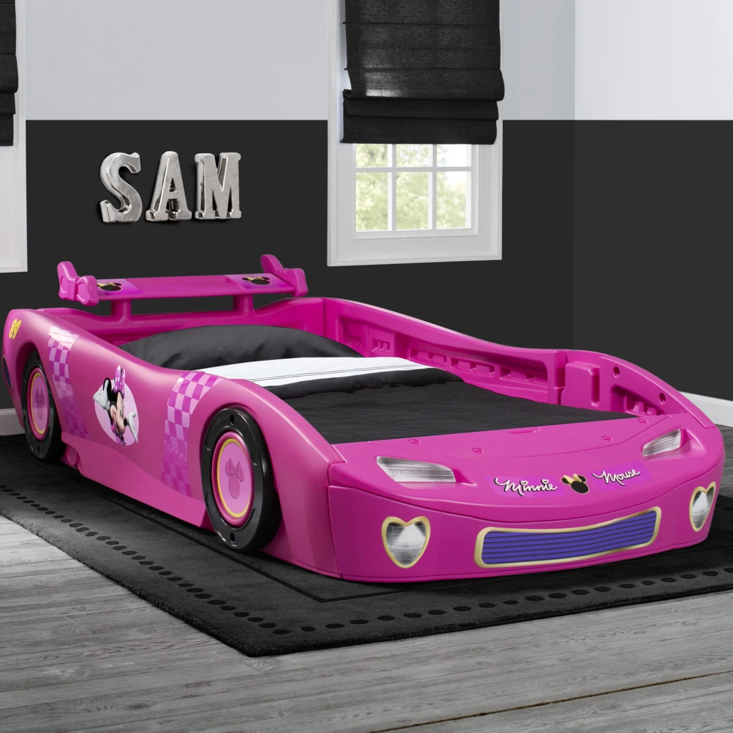 Delta Children Minnie Mouse Car Twin Bed 3 Delta Children Minnie Mouse Car Twin Bed